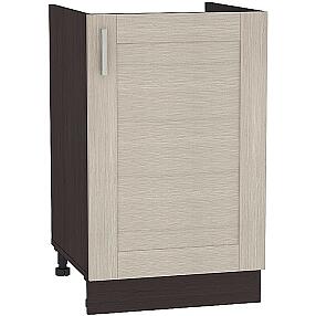 Шкаф нижний под мойку с 1-ой дверцей Лофт НМ 500 Cappuccino Veralinga-Венге