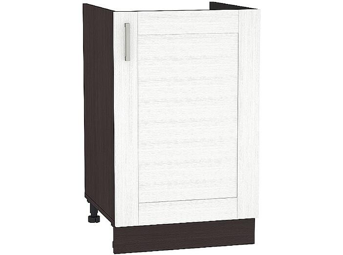 Шкаф нижний под мойку с 1-ой дверцей Лофт НМ 500 Snow Veralinga-Венге
