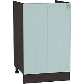 Шкаф нижний под мойку с 1-ой дверцей Прованс НМ 500 Голубой-Венге