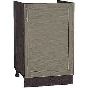 Шкаф нижний под мойку с 1-ой дверцей Сканди НМ 500 Cappuccino Wood-Венге