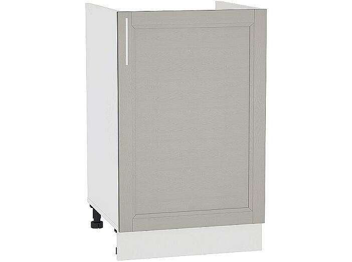Шкаф нижний под мойку с 1-ой дверцей Сканди НМ 600 Grey Softwood-Белый