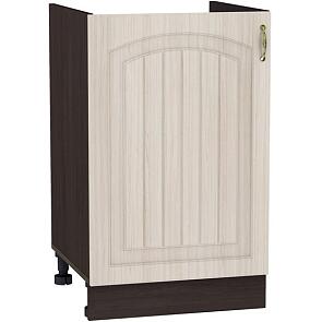 Шкаф нижний под мойку с 1-ой дверцей Верона НМ 500 Ясень шимо светлый-Венге