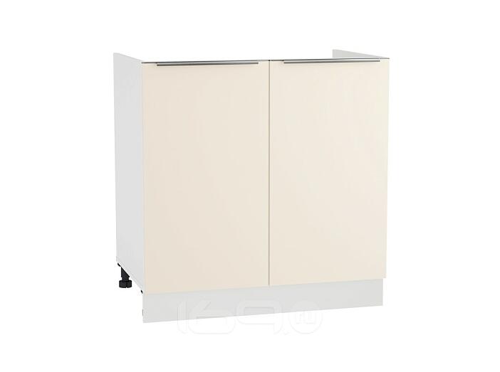 Шкаф нижний под мойку с 2-мя дверцами Фьюжн НМ 800 Ivory-Белый