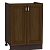 Шкаф нижний под мойку с 2-мя дверцами Шале НМ 600 Antico-Венге