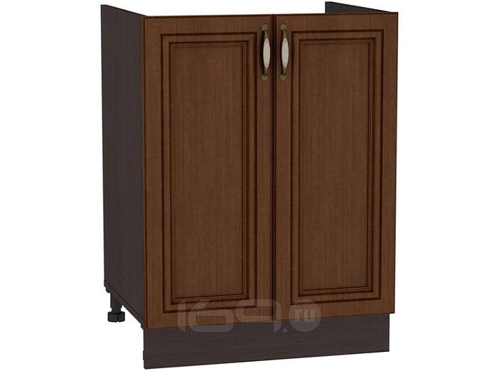 Шкаф нижний под мойку с 2-мя дверцами Шале НМ 600 Brown Oak-Венге