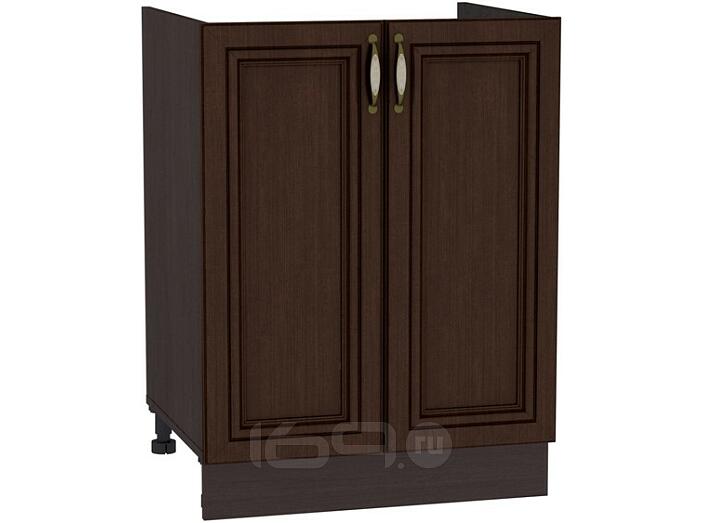 Шкаф нижний под мойку с 2-мя дверцами Шале НМ 600 Thermo Oak-Венге
