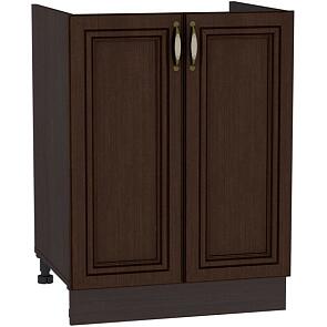 Шкаф нижний под мойку с 2-мя дверцами Шале НМ 600 Thermo Oak-Венге