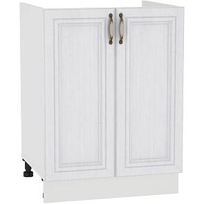Шкаф нижний под мойку с 2-мя дверцами Шале НМ 600 Milk Oak-Белый