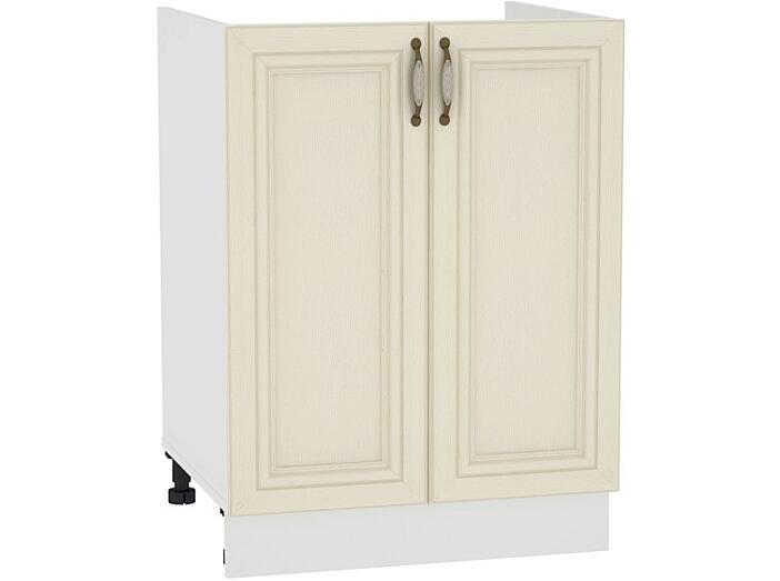 Шкаф нижний под мойку с 2-мя дверцами Шале НМ 600 Ivory-Белый