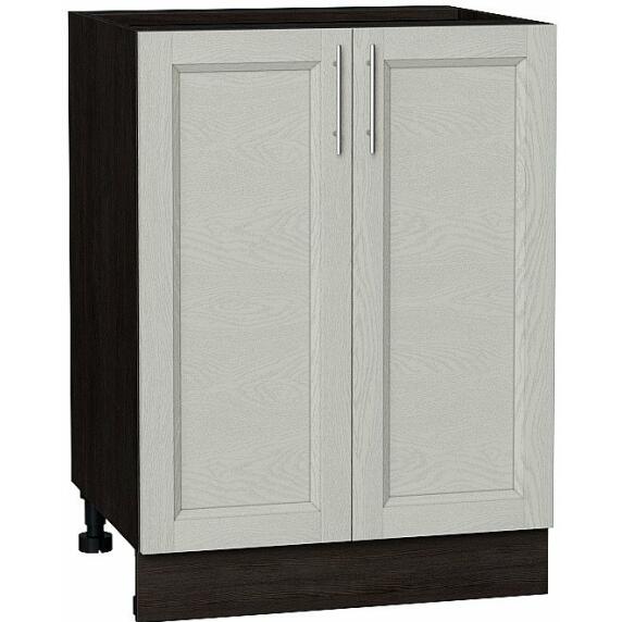 Шкаф нижний под мойку с 2-мя дверцами Сканди НМ 600 Cappuccino Softwood-Венге