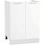 Шкаф нижний под мойку с 2-мя дверцами Валерия-М НМ 600 Белый глянец-Белый