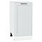 Шкаф нижний с 1-ой дверцей Барселона Белый Белый 816*400*484