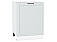 Шкаф нижний с 1-ой дверцей Барселона Белый Белый 816*600*484