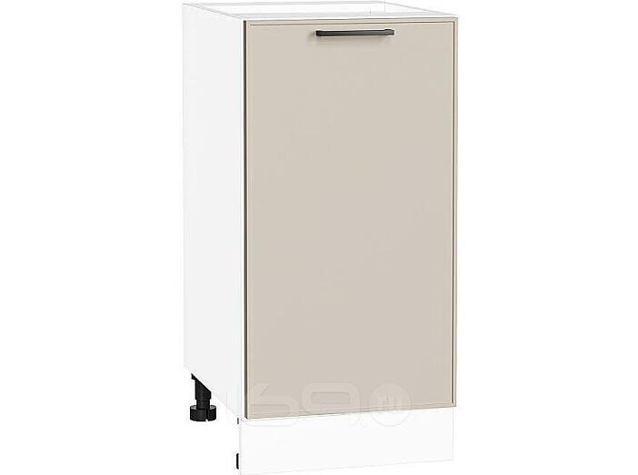 Шкаф нижний с 1-ой дверцей Эйр Cream Silk/Белый 816*400*480