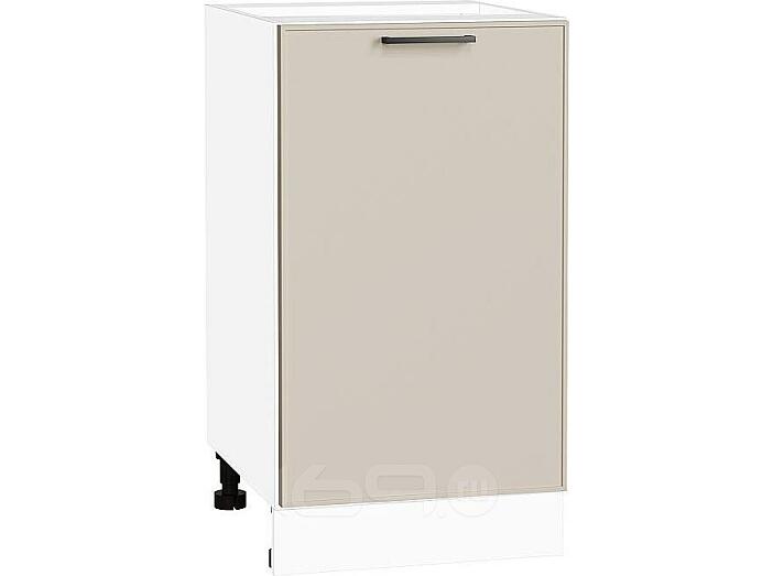 Шкаф нижний с 1-ой дверцей Эйр Cream Silk/Белый 816*450*480