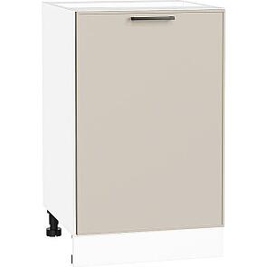 Шкаф нижний с 1-ой дверцей Эйр Cream Silk/Белый 816*500*480