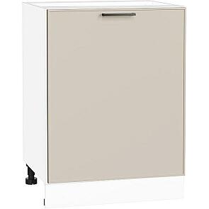 Шкаф нижний с 1-ой дверцей Эйр Cream Silk/Белый 816*600*480