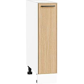Шкаф нижний с 1-ой дверцей Эйр Real Oak/Белый 816*200*480