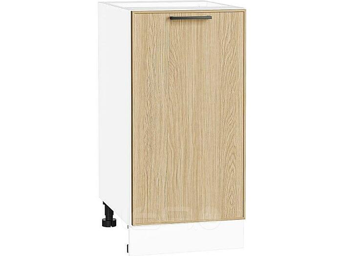 Шкаф нижний с 1-ой дверцей Эйр Real Oak/Белый 816*400*480
