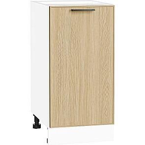 Шкаф нижний с 1-ой дверцей Эйр Real Oak/Белый 816*400*480