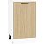 Шкаф нижний с 1-ой дверцей Эйр Real Oak/Белый 816*450*480