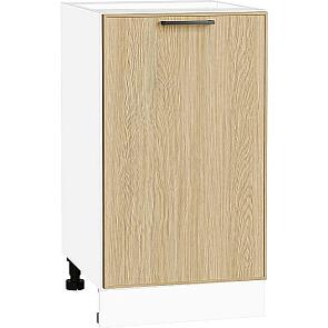Шкаф нижний с 1-ой дверцей Эйр Real Oak/Белый 816*450*480
