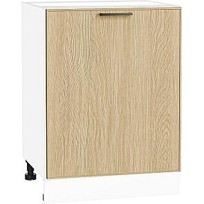 Шкаф нижний с 1-ой дверцей Эйр Real Oak/Белый 816*600*480