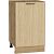 Шкаф нижний с 1-ой дверцей Эйр Real Oak/Дуб Вотан 816*500*480