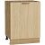 Шкаф нижний с 1-ой дверцей Эйр Real Oak/Дуб Вотан 816*600*480