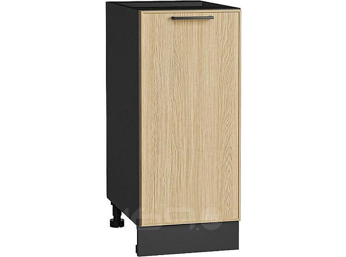 Шкаф нижний с 1-ой дверцей Эйр Real Oak/Graphite 816*350*480