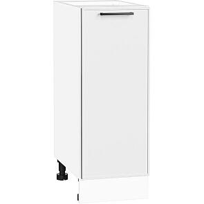 Шкаф нижний с 1-ой дверцей Эйр White Silk/Белый 816*300*480