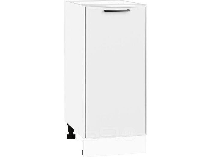 Шкаф нижний с 1-ой дверцей Эйр White Silk/Белый 816*350*480