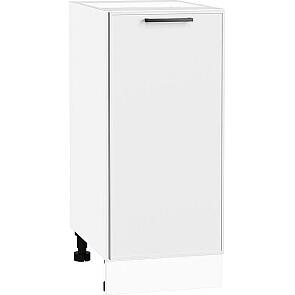 Шкаф нижний с 1-ой дверцей Эйр White Silk/Белый 816*350*480