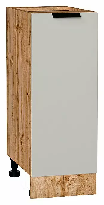 Шкаф нижний с 1-ой дверцей Евро Агат Дуб Вотан 816*300*478
