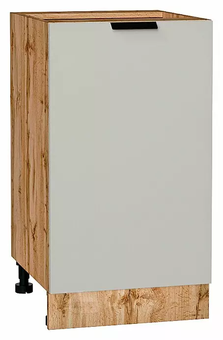 Шкаф нижний с 1-ой дверцей Евро Агат Дуб Вотан 816*450*478