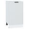 Шкаф нижний с 1-ой дверцей Евро Белый / Белый 816*450*478