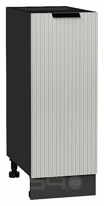Шкаф нижний с 1-ой дверцей Евро Лайн Агат / Graphite 816*300*478