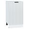 Шкаф нижний с 1-ой дверцей Евро Лайн Белый / Белый 816*450*478
