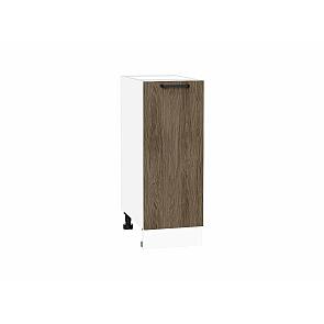 Шкаф нижний с 1-ой дверцей Флэт Brown Casella Oak 2S/Белый 816*300*478