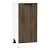 Шкаф нижний с 1-ой дверцей Флэт Brown Casella Oak 2S/Белый 816*350*478