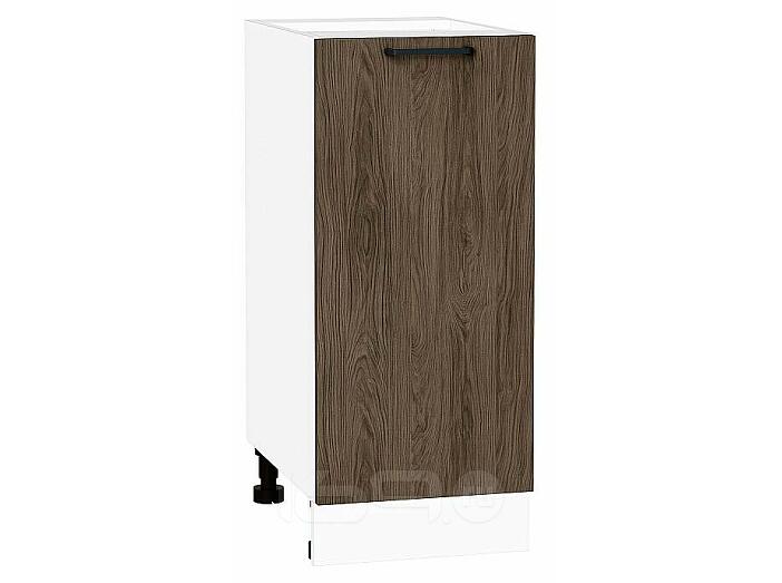 Шкаф нижний с 1-ой дверцей Флэт Brown Casella Oak 2S/Белый 816*350*478