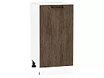 Шкаф нижний с 1-ой дверцей Флэт Brown Casella Oak 2S/Белый 816*400*478