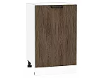 Шкаф нижний с 1-ой дверцей Флэт Brown Casella Oak 2S/Белый 816*500*478
