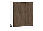 Шкаф нижний с 1-ой дверцей Флэт Brown Casella Oak 2S/Белый 816*600*478