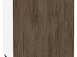 Шкаф нижний с 1-ой дверцей Флэт Brown Casella Oak 2S/Белый 816*600*478