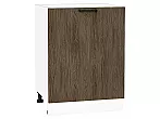 Шкаф нижний с 1-ой дверцей Флэт Brown Casella Oak 2S/Белый 816*600*478