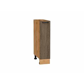 Шкаф нижний с 1-ой дверцей Флэт Brown Casella Oak 2S/Дуб Вотан 816*200*478