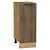 Шкаф нижний с 1-ой дверцей Флэт Brown Casella Oak 2S/Дуб Вотан 816*300*478