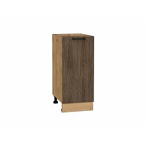 Шкаф нижний с 1-ой дверцей Флэт Brown Casella Oak 2S/Дуб Вотан 816*350*478