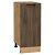 Шкаф нижний с 1-ой дверцей Флэт Brown Casella Oak 2S/Дуб Вотан 816*350*478